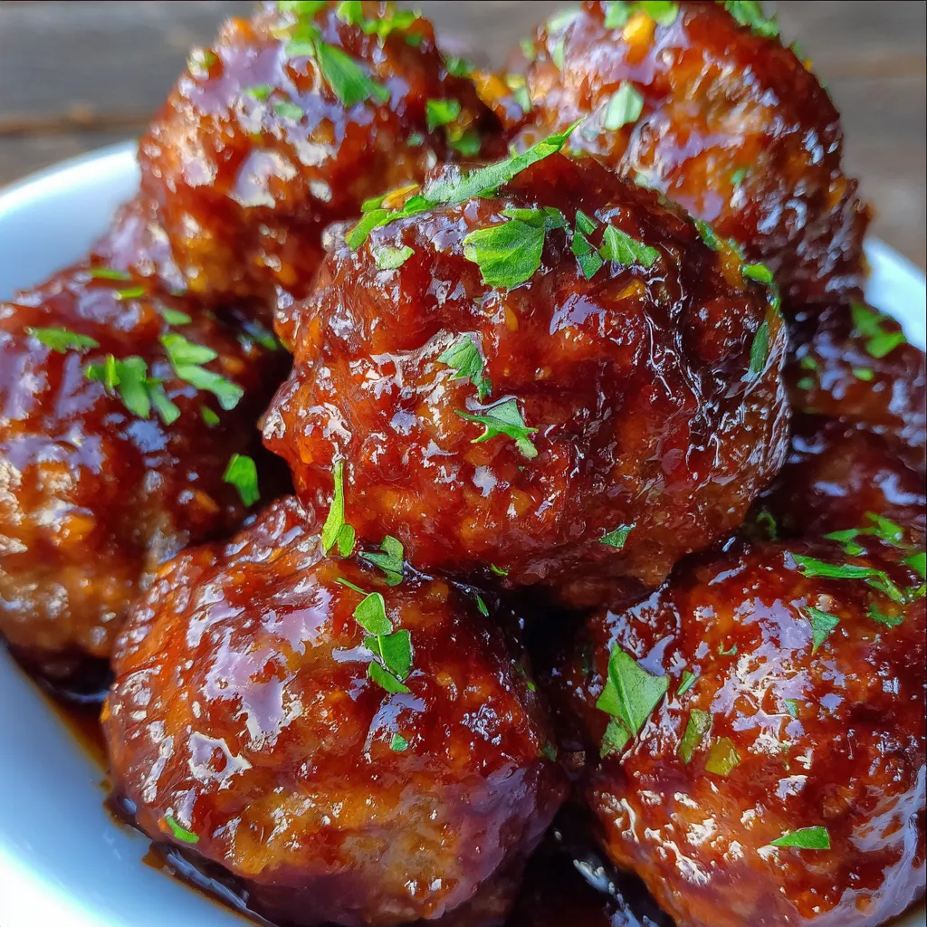 Sweet chili meatballs slow-cooked to perfection make a quick family dinner.