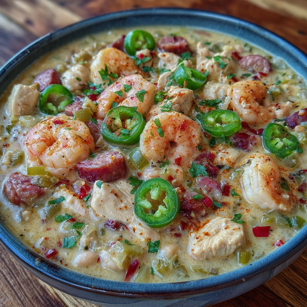 Cajun White Chicken Chili