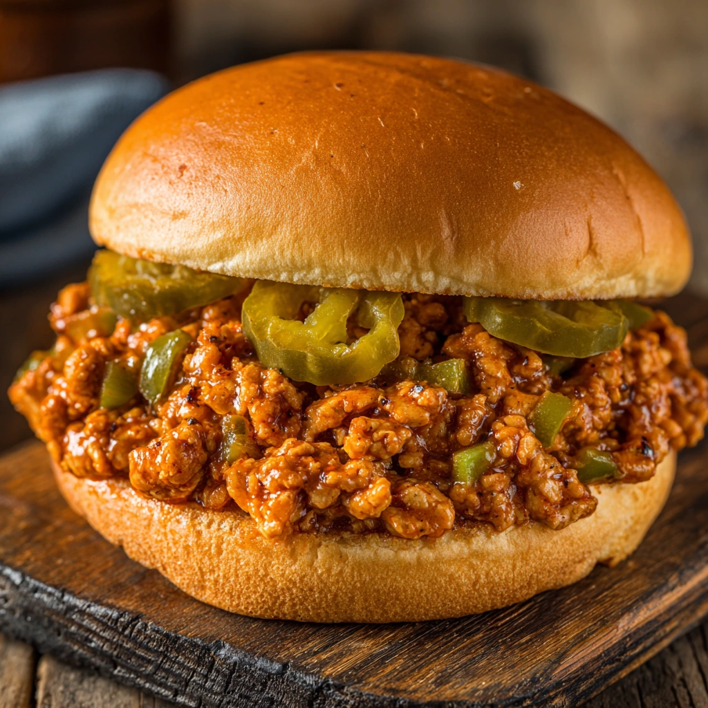 Easy Cajun Chicken Sloppy Joes