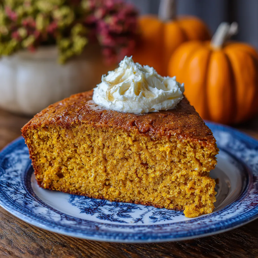 A close-up of a fluffy cornbread slice with butter melting on top