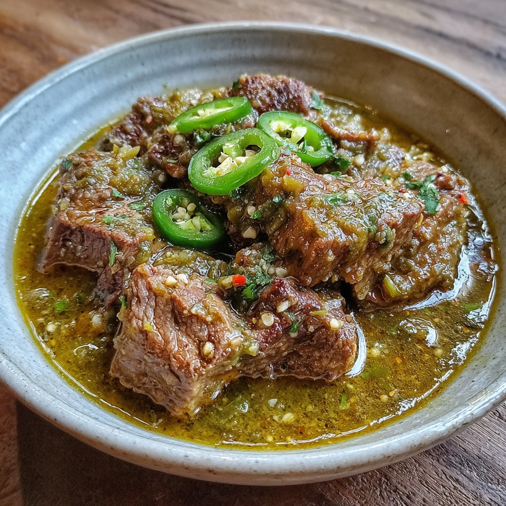 Best Mexican Beef Chile Verde