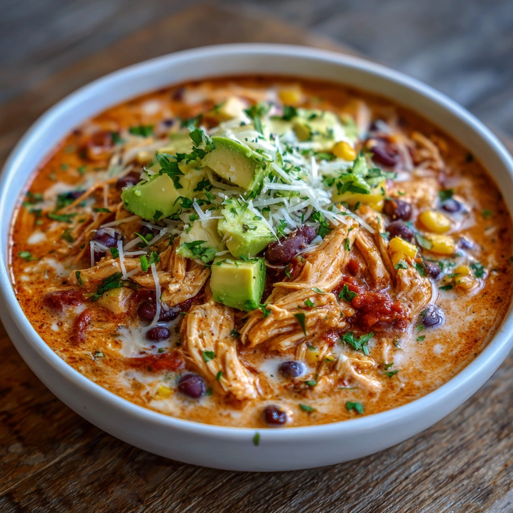 Creamy Chicken Enchilada Soup