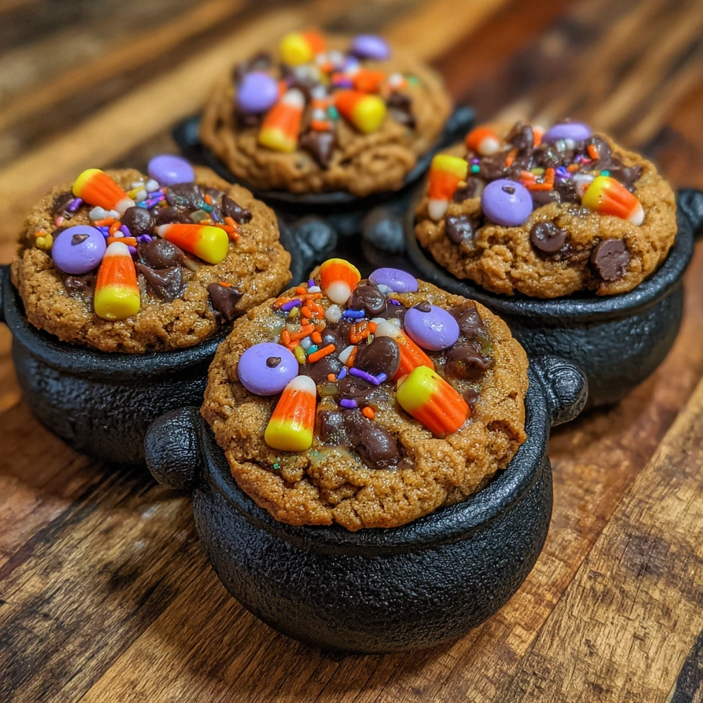 Halloween Cauldron Cookie Creation
