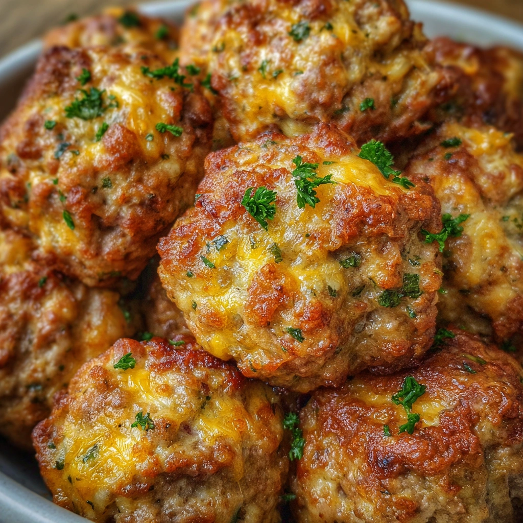 Stuffing Sausage Balls