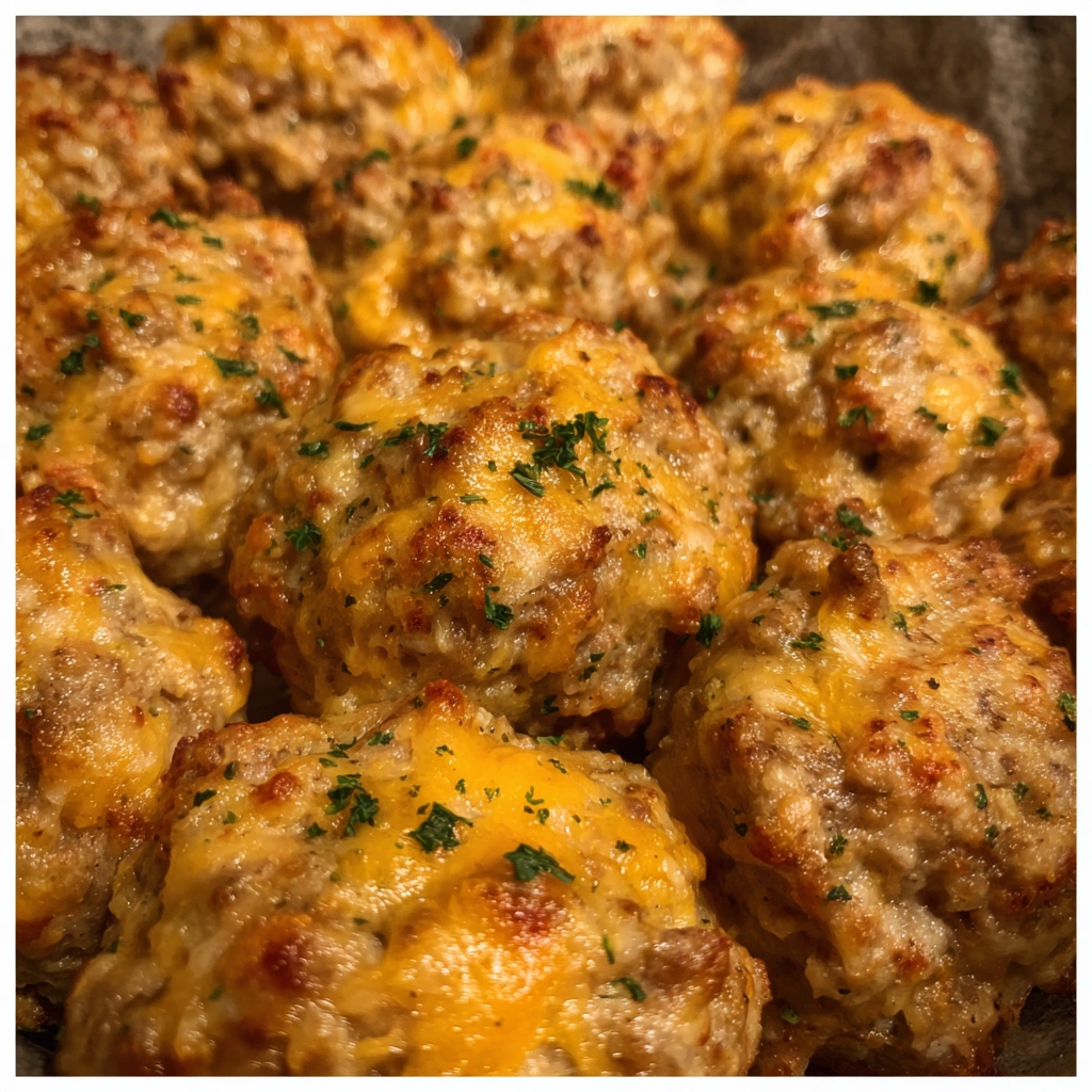 Stuffing Sausage Balls