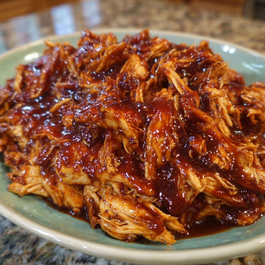 Zesty BBQ Chicken Crockpot